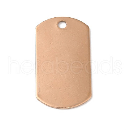 304 Stainless Steel Pendants STAS-F139-035RG-1