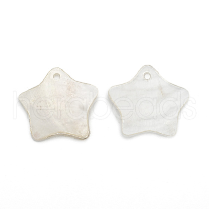 Capiz Shell Pendants X-SHEL-S274-47-1