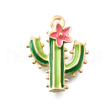 Zinc Alloy Enamel Pendants FIND-U029-01G-04-1