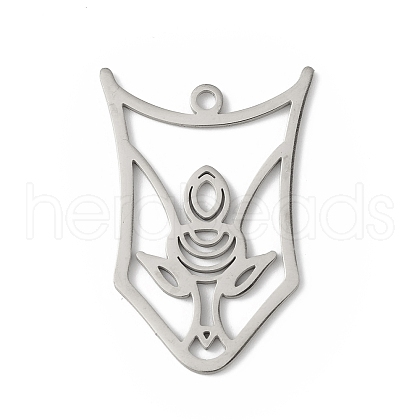 Non-Tarnish 304 Stainless Steel Pendants STAS-K250-02P-1