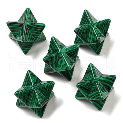 Synthetic Malachite Beads G-A206-01B-68-1
