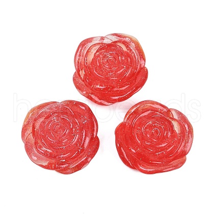 Flower Series Resin Cabochons CRES-Q008-01H-1