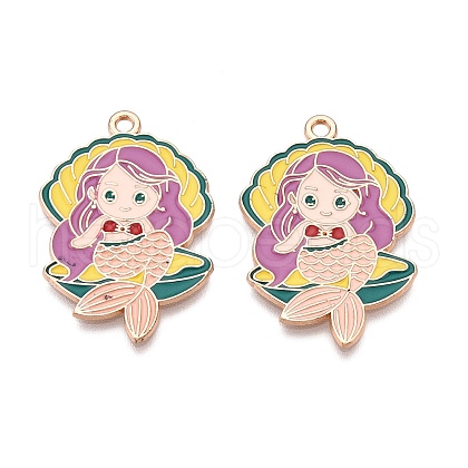 Alloy Enamel Pendants ENAM-T020-84-1