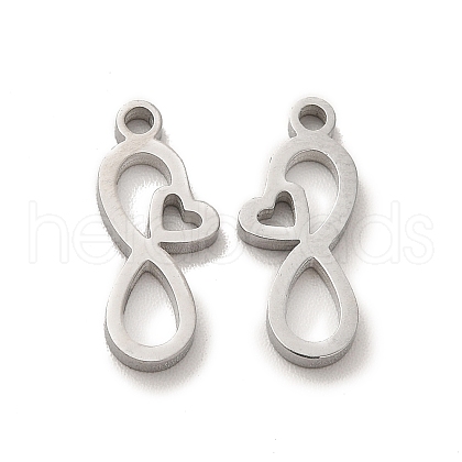Non-Tarnish 304 Stainless Steel Charms STAS-F292-05P-1