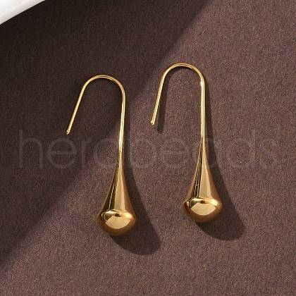 304 Stainless Steel Dangle Earrings EJEW-F375-01B-G-1