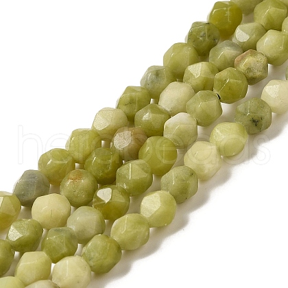 Natural Chinese Jade Beads Strands G-K382-A03-01-1
