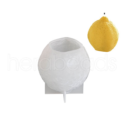 3D Lemon DIY Silicone Candle Molds SIMO-G010-08A-1