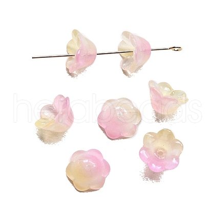 Handmade Lampwork Beads Cap PW-WG44676-01-1