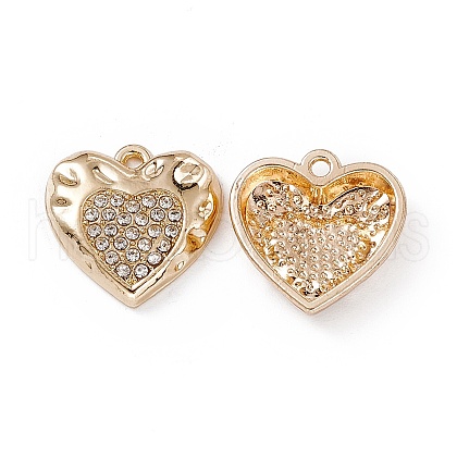 Alloy Rhinestone Pendants PALLOY-P287-17KCG-02-1