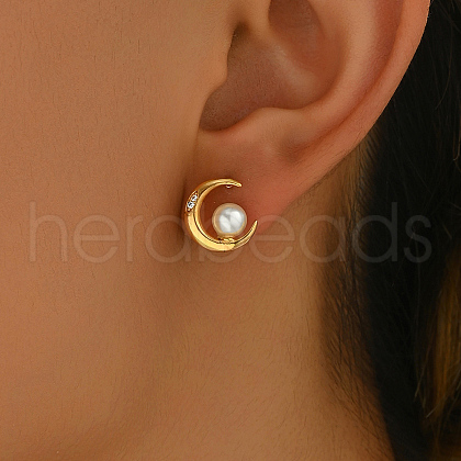 Vintage Casual Brass Irregular Stud Earrings for Women KL3574-3-1