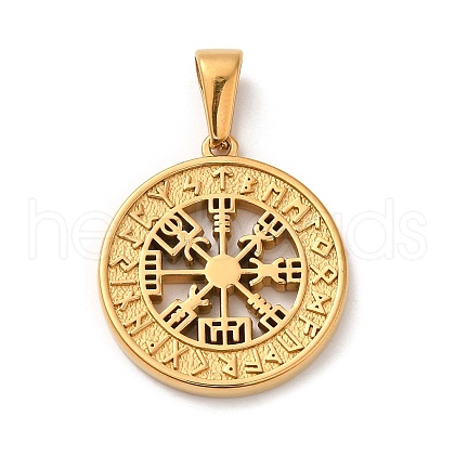 PVD Vacuum Plating 304 Stainless Steel Pendants STAS-M322-30G-1