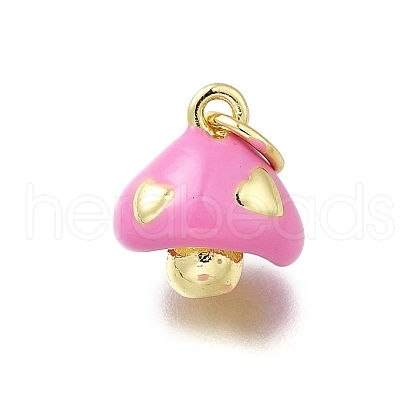 Brass Enamel Charms KK-K400-29G-02-1