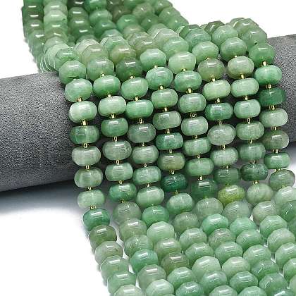 Natural Green Aventurine Beads Strands G-P573-B11-01-1