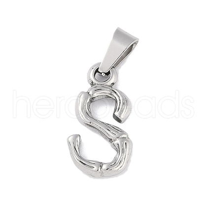 Non-Tarnish 304 Stainless Steel Pendants STAS-F235-01P-S-1