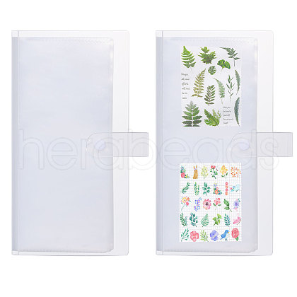 1 Grid Transparent PP Plastic Photocard Storage Albums AJEW-WH0419-72B-1