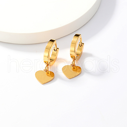 Fashionable Classic Heart-shaped Earrings with High-end Feel IN3738-1