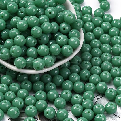 Opaque Colours Glass Seed Beads SEED-Z004-P8MM-11-1