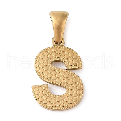 PVD Vacuum Plating 304 Stainless Steel Pendants STAS-Z072-01G-S-1