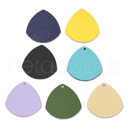 Eco-Friendly Cowhide Pendants FIND-T045-25-1