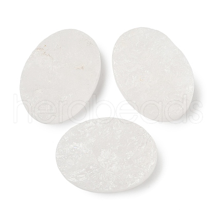 Natural Quartz Crystal Cabochons G-K338-38C-03-1