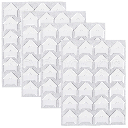 Retro Hot Stamping Paper Photo Corner Self-Adhesive Stickers AJEW-WH20007-25C-1
