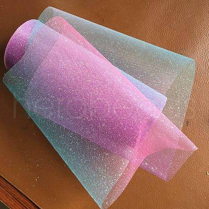 Polyester Deco Mesh Ribbons PW-WG0F767-04-1