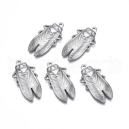 Non-Tarnish 201 Stainless Steel Pendants X-STAS-S119-165P-1