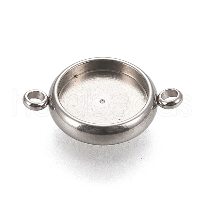 Tarnish Resistant 304 Stainless Steel Links Connectors Settings STAS-K202-02D-P-1