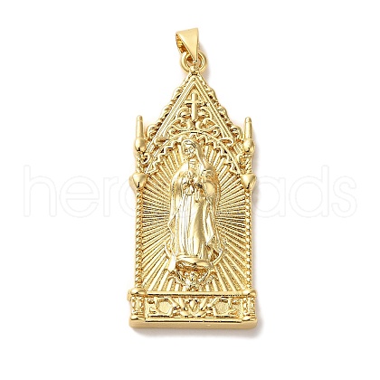 Rack Plating Brass Pendants KK-U027-45G-1